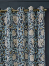 William Morris At Home Pimpernel Indigo Blue Ready Made Curtains